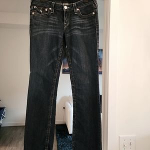 True Religion straight leg jeans flap pocket 30